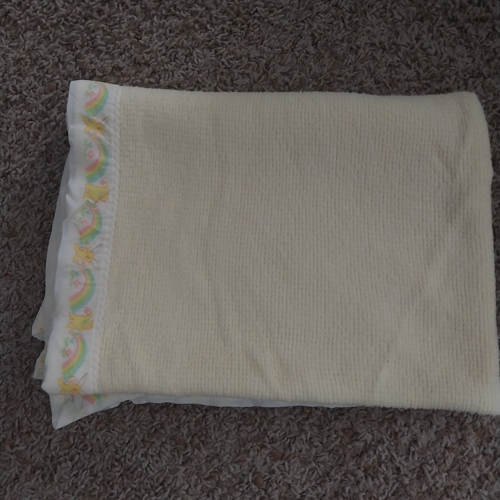 Vintage CURITY Baby Blanket